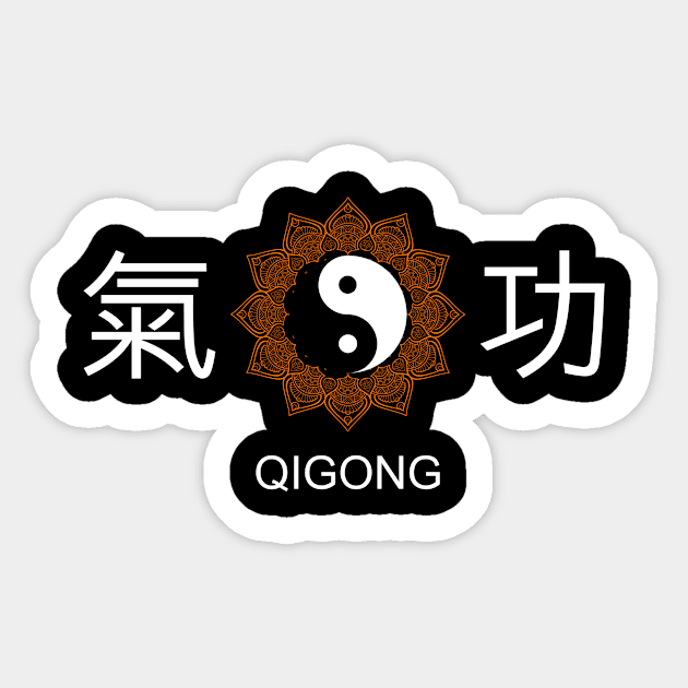 Qigong Mandala Yin Yang Gift Sticker by TK Store